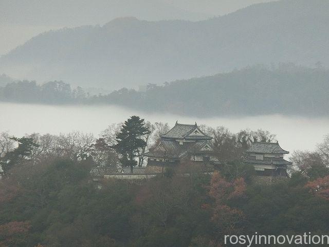 備中松山城雲海１２　展望台