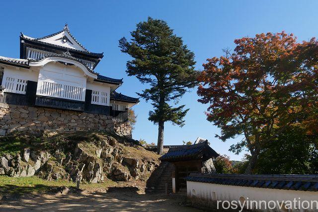 備中松山城２７　城と紅葉