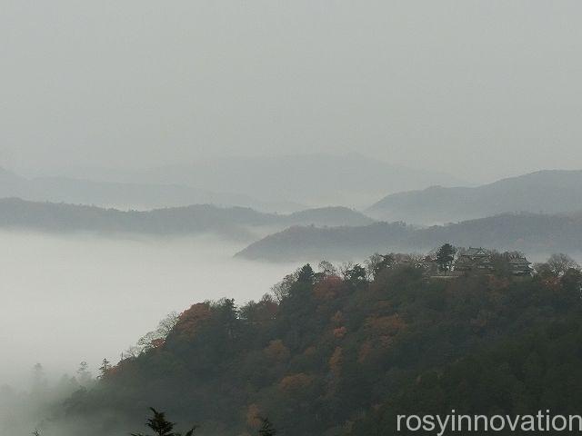 備中松山城雲海９　天空の城